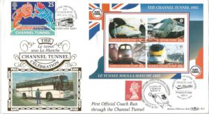 Through the Channel Tunnel 1st Coach Run Folkestone Kent_9650