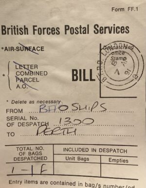 B.F.P.O  B London 2