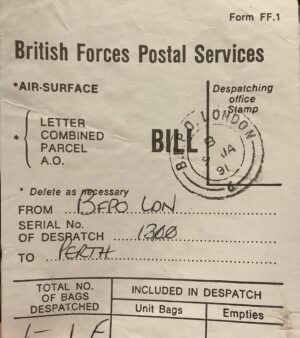 B.F.P.O  B London 6