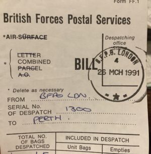 B.F.P.O  London 4