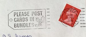 Please post cards in Bundles_GS 1706