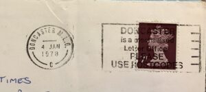 Doncaster is a mechanised Letter Office Please Use Postcodes_GS 2885
