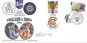 Second Cornhill Test Match India Cricket Tour 1996 Dickie Bird Retires Lord's London NW8_10017 (1)