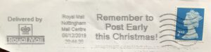 Remember to Post Early this Christmas ! royalmail.com christmas