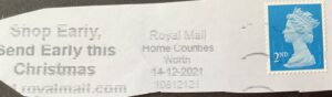 Shop Early Send Early this Christmas sendroyalmail.com
