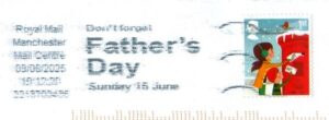 Don't forget Father's Day Sunday 15th June