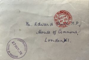 House of Commons  BO SW1 Official Paid